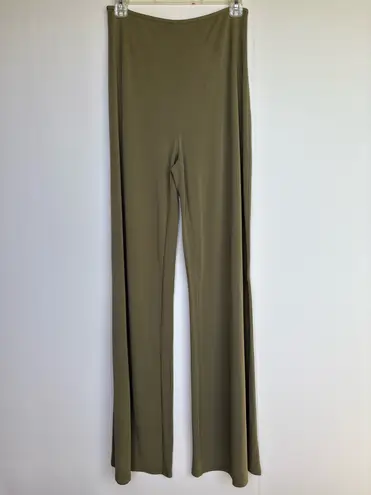 Cult Gaia NWT Kora tea green viscose high waist trousers pants size US 6 S small