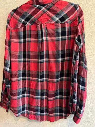 Arizona Jeans Co flannel button down shirt