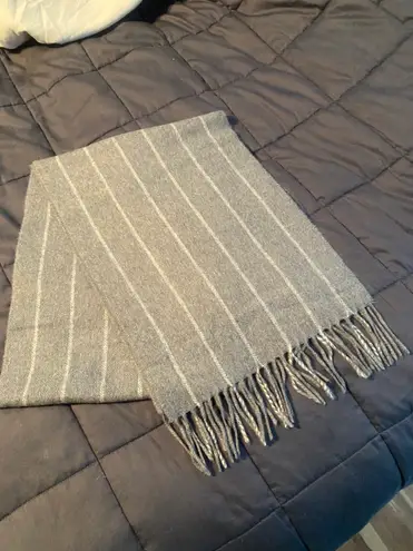 Vintage Cashmere Scarf Gray