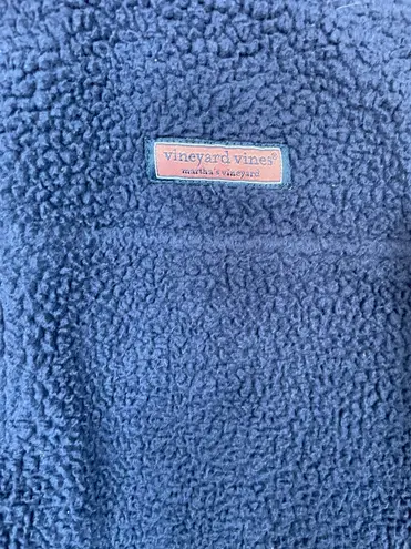 Vineyard Vines  Women’s Fleece Sweatshirt Half Zip Nave Size XS Chest 40in 