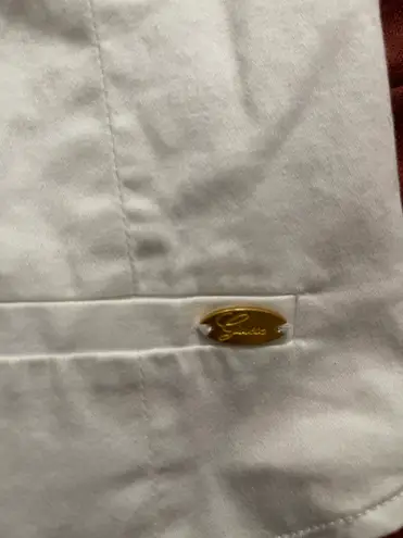 Guess Satin Button Up Halter Top - Image 3