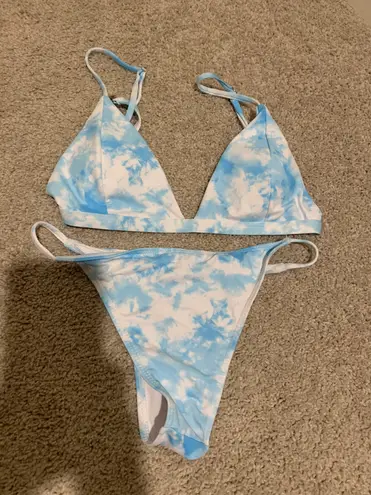 SheIn Tie Dye Bikini Set