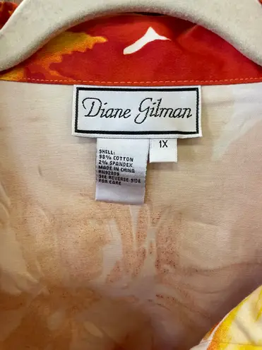 Diane Gilman Rare Floral Sequin Embellished Vibrant Jacket 1X