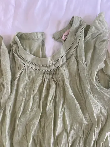 Green Linen Dress