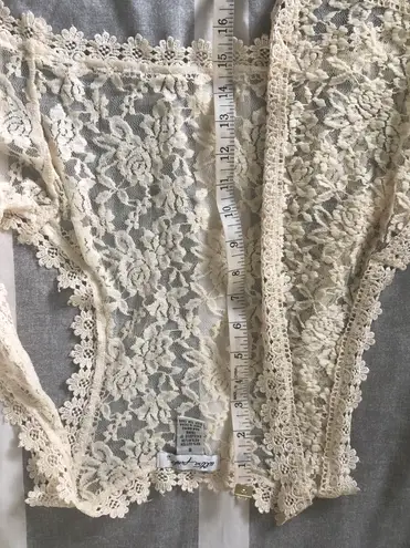 Boho Lace Crochet Vest Top White