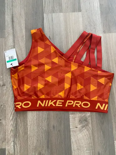 Nike Womens Serena Design Crew Tennis Crop Tank Orange