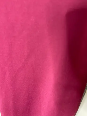 Charmed Hearts Crop Leggings Burgundy Heather Grey Large New with Tags