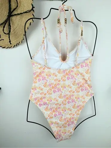 Charlie Holiday Cher One Piece Swimwear Summer Floral Swimsuit Size Small