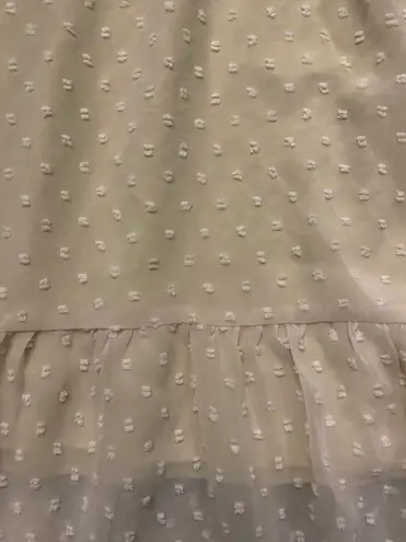 Fashion Medium Yellow Lined Chiffon Layered Swiss Dot Ruffle Wrap Maxi Dress