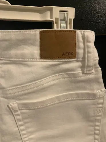 Aeropostale High Rise Midi Jean Shorts