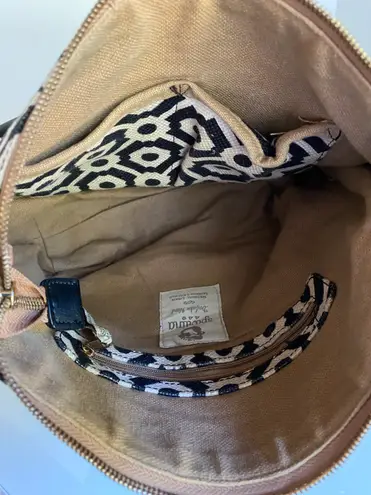 Spartina Black & White Geometric Shoulder Purse