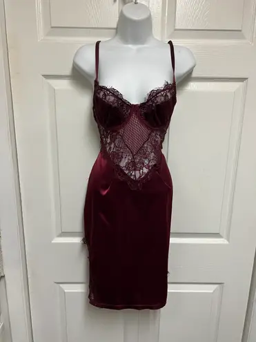 Tic Toc Burgundy Body Con Dress