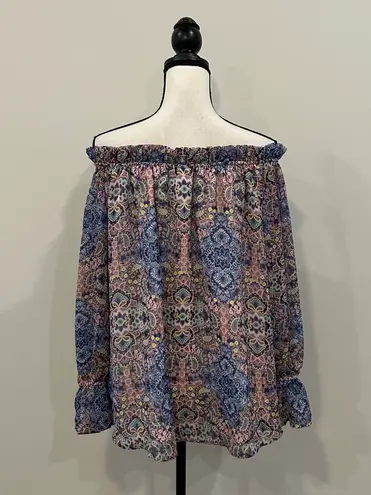 Belle Sky Belle + Sky Off Shoulder Blouse