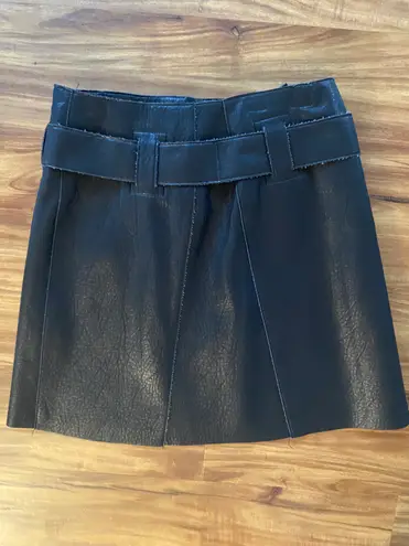 ZARA Leather Skirt