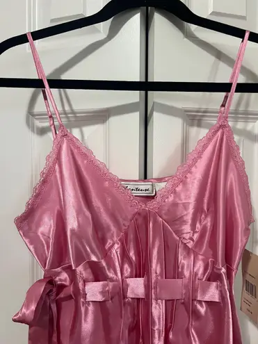 Vintage Pink Satin Camisole