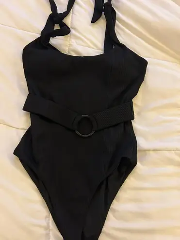 One Piece Black  Swimsuit