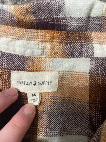 Thread and Supply Flannel Top