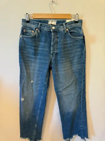 Free People Maggie Mid-Rise Straight Jeans