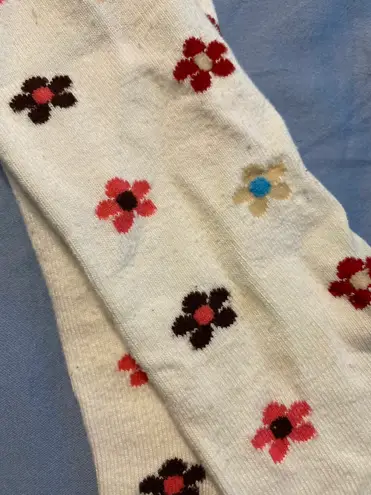 Cute Flower Socks Women Past Ankle Multi