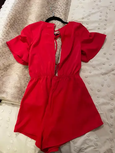 superdown Revolve  Red Romper