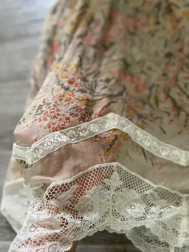 Johnny Was - 4Love and Liberty Sz S Sheer Lacy Silk Dress