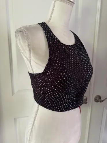 Spyder Printed Racerback Sports Bra