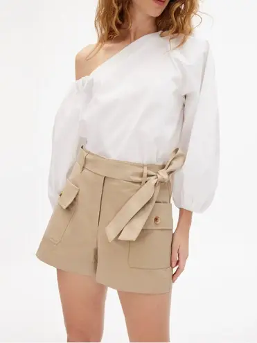 Tanya Taylor Dark Khaki Erin Shorts
