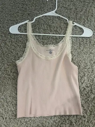 Brandy Melville Pink Lace Tank