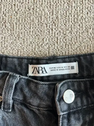 ZARA Black Jean Shorts