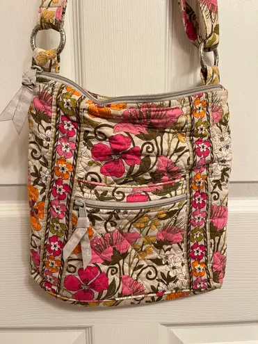 Vera Bradley Medium Sized Floral Crossbody Purse