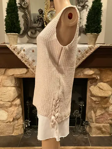 Marled Reunited Sleeveless Top M