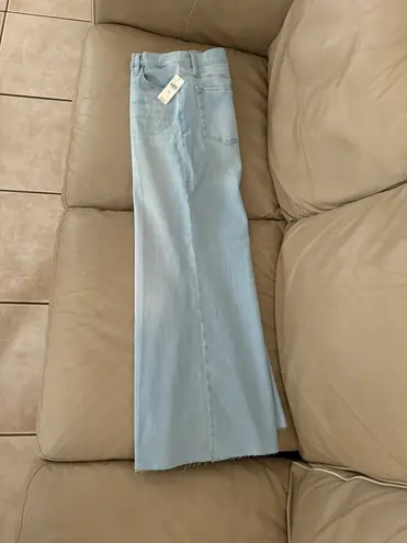 Frame Anthro Le Palazzo High-Rise Crop Wide-Leg Jeans