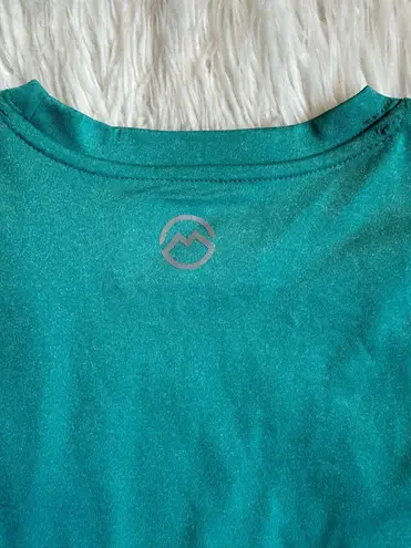 Magellan outdoors Magellan Fish Gear Women's Size S Boyfriend Fit Teal Moisture Wicking Logo Shirt