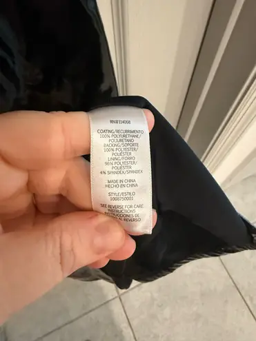 L’Amour Vegan Leather Dress ASHLEY PARK x RTR Black Size 0