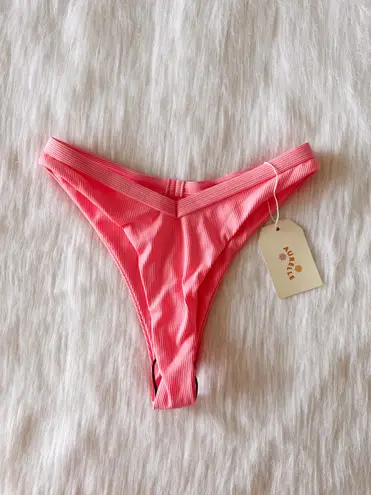 Aurelle Swim NWT Pink Bellini Bikini Bottoms