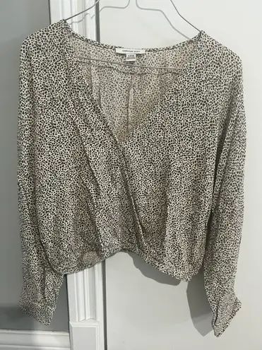 American Eagle Wrap Top