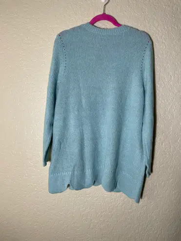 Lane Bryant Light Blue Lightweight Sweater