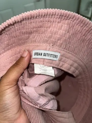 Urban Outfitters pink bucket hat