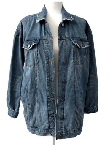 Black Label C’est Toi Denim Oversized Jacket Size Small