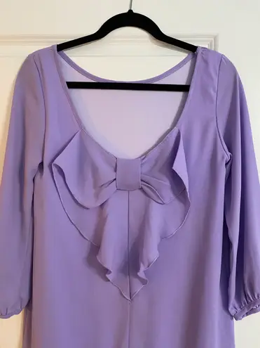 The Blue Door Collection Purple Mini Dress