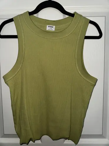 Cotton On Ribbed Green Tank Top