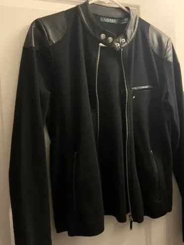 Ralph Lauren Black Leather Jacket