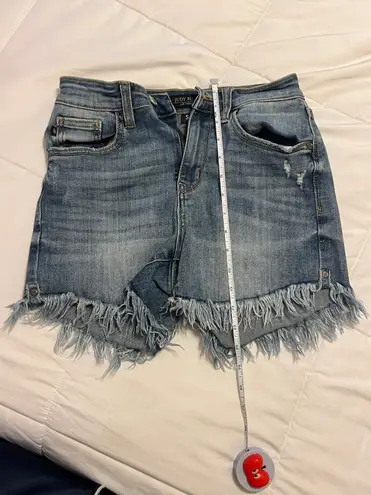 Judy Blue Panama High Rise Trucker Shorts