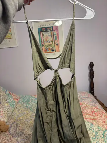 Boutique green maxi dress