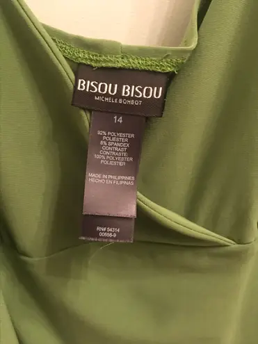 Bisou Bisou Green Salsa Dress