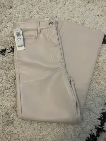 Wilfred Aritzia Pink leather pants 