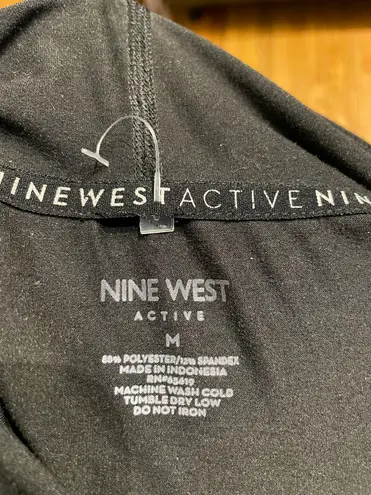 Nine West Active NWOT Drawstring Active Pullover Tee long sleeve Athletic Sport Gym Yoga Sweatshirt Sweater Hoodie Relaxed Fit Tired