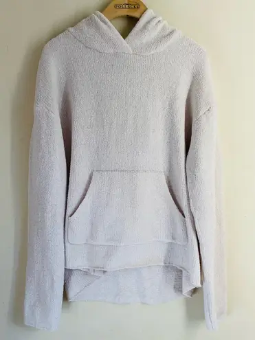 Barefoot Dreams CozyChic Hoodie XL Cream Soft Plush Pullover