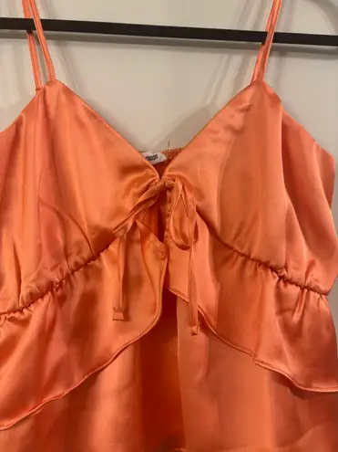 Boutique Orange Tank Top