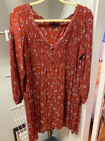 American Eagle Outfitters Burnt Orange Dress